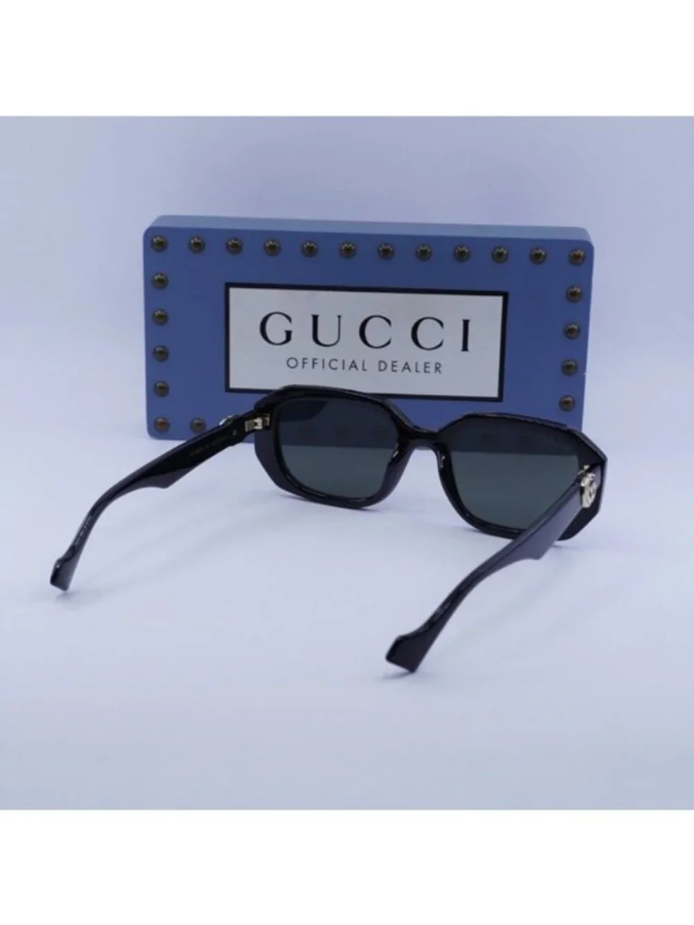 Gucci GG1535S 001 Geometric Sunglasses - Black